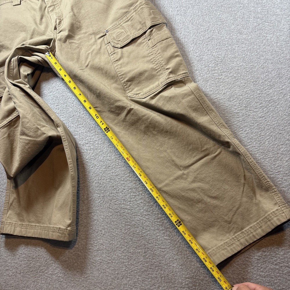 Duluth Trading Flex Fire Hose Men's 42x30 Cargo Khaki Pants Outdoor Work Canvas - Picture 7 of 10